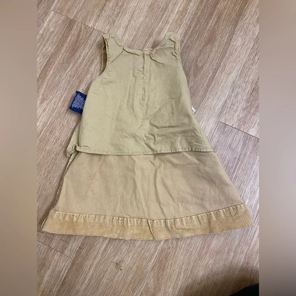 Vintage Ralph Lauren Tan Corduroy Dress